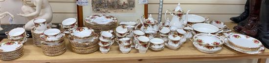 A large collection of Royal Albert Old Country Roses tableware,